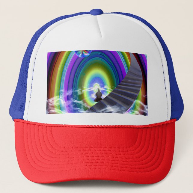 Gorra De Camionero Figura de misterio en el Stargate interdimensional (Anverso)