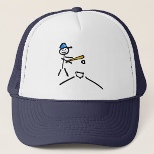 Gorra De Camionero Figura del palillo del béisbol