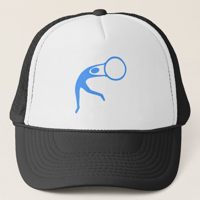 Gorra De Camionero Figura Rítmica Gimnástica - Azul bebé (Anverso)