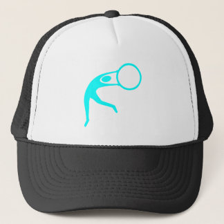 Gorra De Camionero Figura Rítmica Gimnástica - cian