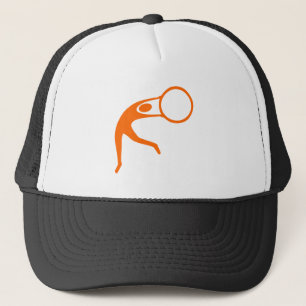 Gorra De Camionero Figura rítmica gimnástica - Naranja