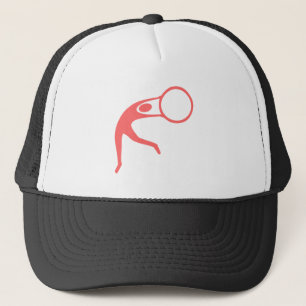 Gorra De Camionero Figura Rítmica Gimnástica - Rosa tropical