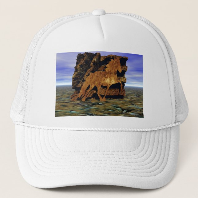 Gorra De Camionero Fijo en Piedra (Anverso)