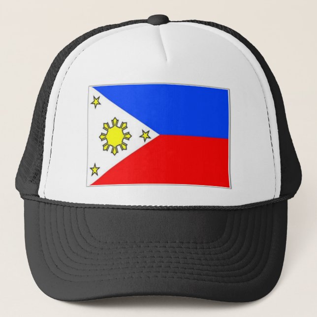 Gorra De Camionero Filipina-bandera (Anverso)