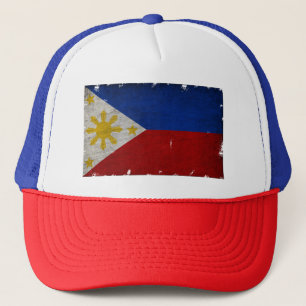 GORRA DE CAMIONERO FILIPINAS FLAG VINTAGE SOUVENIR GIFT