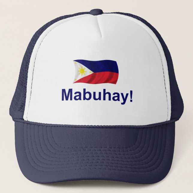Gorra De Camionero ¡Filipino Mabuhay! (Anverso)