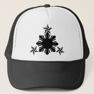 Gorra De Camionero Filipino Sun y estrellas