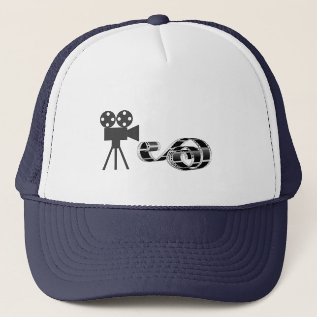 Gorra De Camionero Film strip and film camera (Anverso)