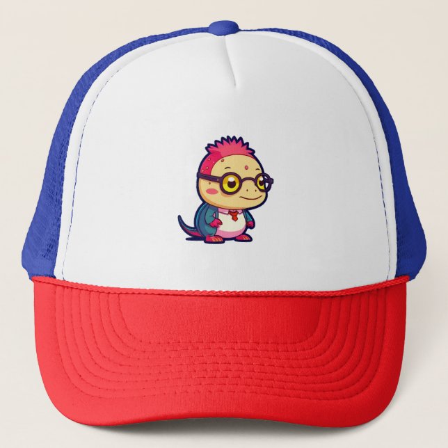Gorra De Camionero filósofo ajolote lindo (Anverso)