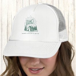 Gorra De Camionero Fin de semana de camping de chicas soltera Retro C