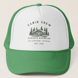 Gorra De Camionero Fin de semana de camping personalizado para desped