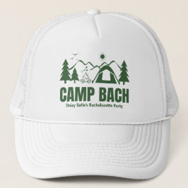 Gorra De Camionero Fin de semana de despedida de soltera en el campam