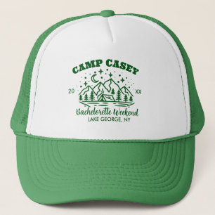 GORRA DE CAMIONERO FIN DE SEMANA DEL CAMPAMENTO BACHELORETTE