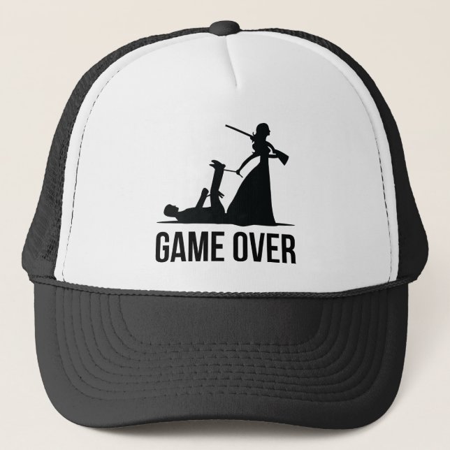 Gorra De Camionero Fin del juego - boda (Anverso)