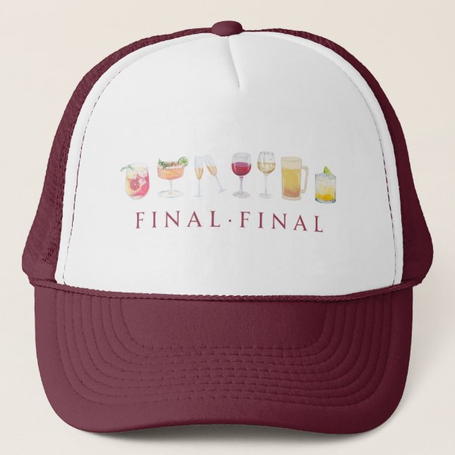 Gorra De Camionero Final final trucker hat (Anverso)