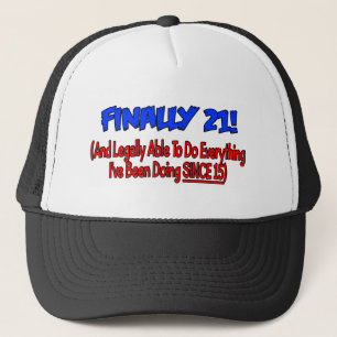 Gorra De Camionero ¡Finalmente 21!