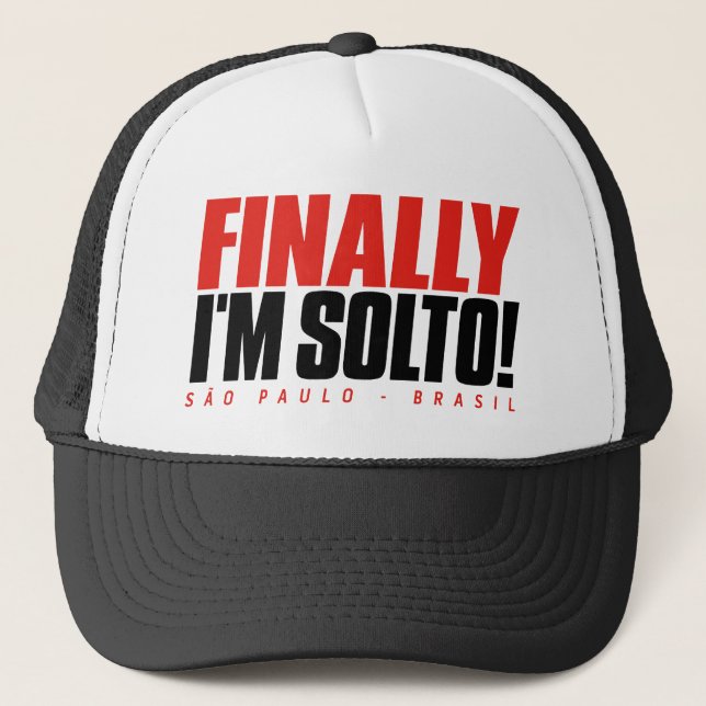 GORRA DE CAMIONERO FINALMENTE SOLTO SÃO PAULO (Anverso)