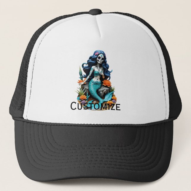 Gorra De Camionero Finge que soy una sirena muerta Thunder_Cove (Anverso)