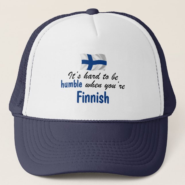 Gorra De Camionero Finlandés humilde (Anverso)