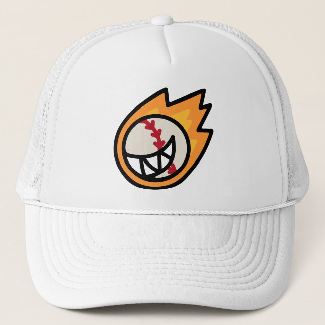 Gorra De Camionero Fire Baseball Smile (Anverso)
