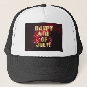 Gorra de camionero Fireworks 7 4 de Julio