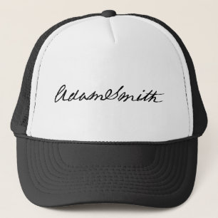 Gorra De Camionero Firma de Adam Smith