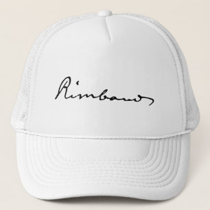 Gorra De Camionero Firma de Arthur Rimbaud