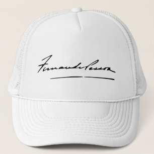 Gorra De Camionero Firma de Fernando Pessoa