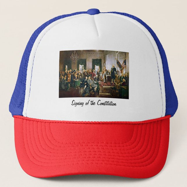 Gorra De Camionero Firma de la Constitución (Anverso)