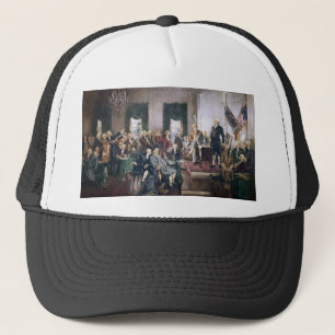 Gorra De Camionero Firma de la Constitución de los Estados Unidos po