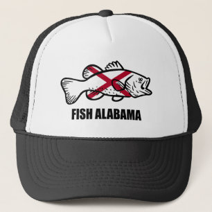 Gorra De Camionero Fish Alabama