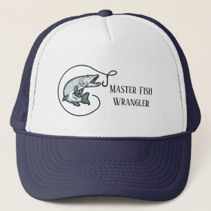 Gorra De Camionero Fish and Hook Personalizado
