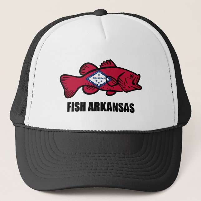 Gorra De Camionero Fish Arkansas (Anverso)