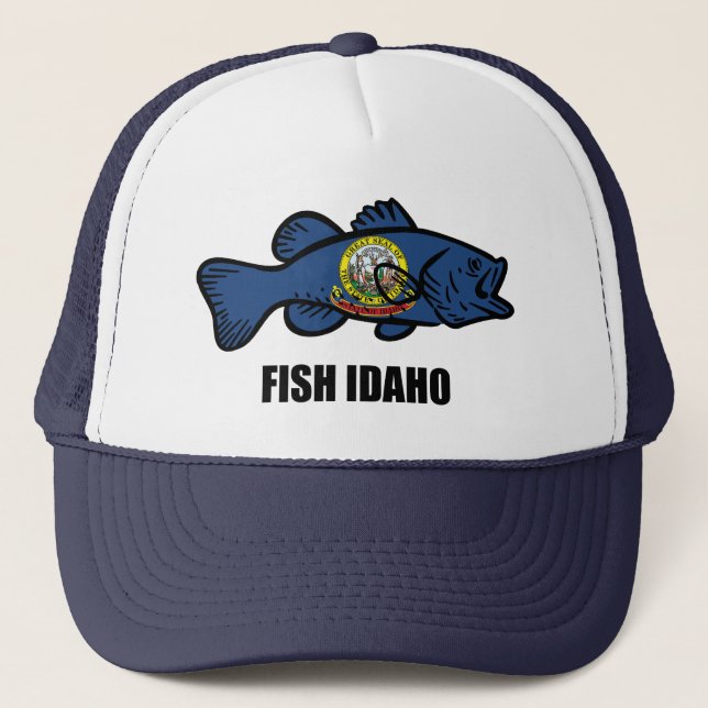 Gorra De Camionero Fish Idaho (Anverso)
