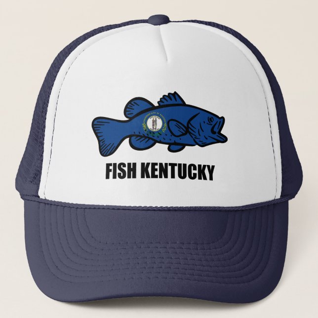 Gorra De Camionero Fish Kentucky (Anverso)