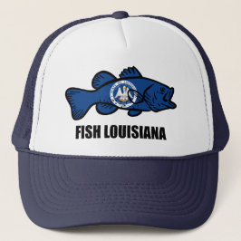 Gorra De Camionero Fish Louisiana