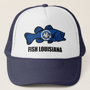 Gorra De Camionero Fish Louisiana