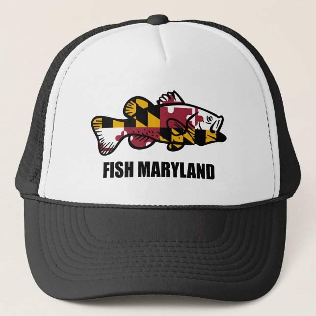 Gorra De Camionero Fish Maryland (Anverso)
