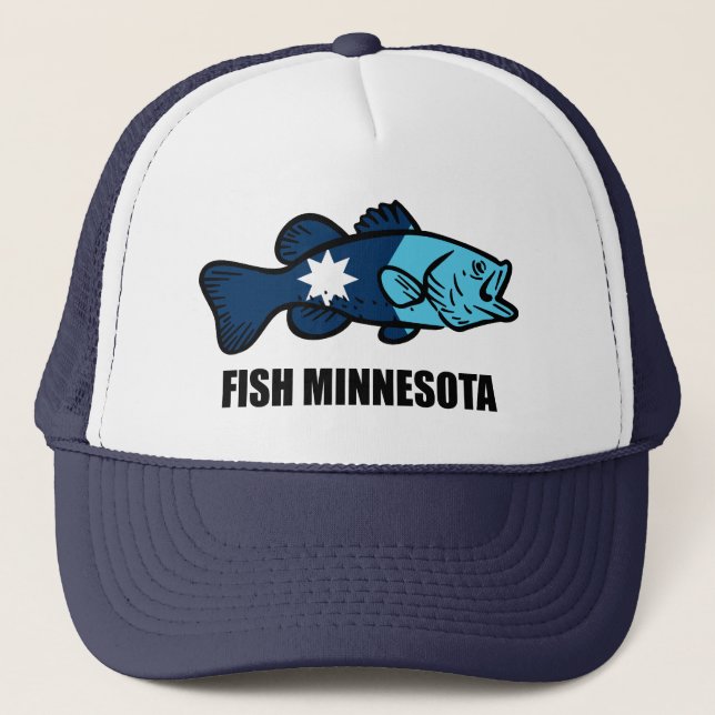Gorra De Camionero Fish Minnesota (Anverso)