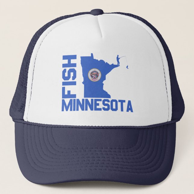 Gorra De Camionero Fish Minnesota (Anverso)
