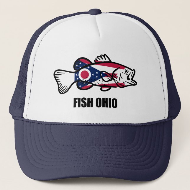 Gorra De Camionero Fish Ohio (Anverso)