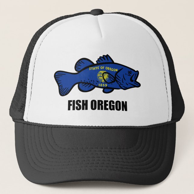Gorra De Camionero Fish Oregon (Anverso)