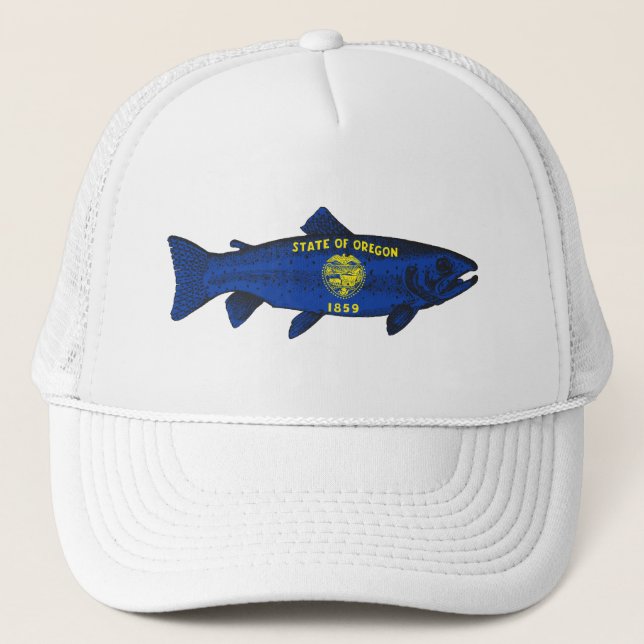 Gorra De Camionero Fish Oregon Trout (Anverso)