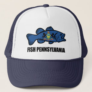 Gorra De Camionero Fish Pennsylvania Bass