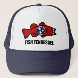 Gorra De Camionero Fish Tennessee