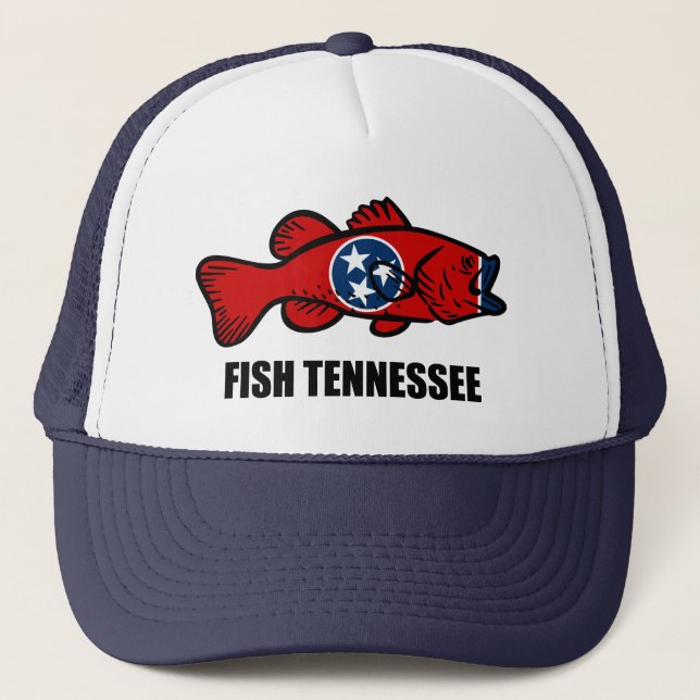 Gorra De Camionero Fish Tennessee (Anverso)