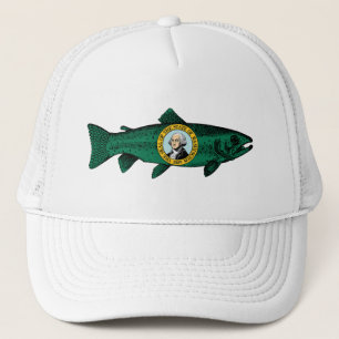 Gorra De Camionero Fish Washington State Trout