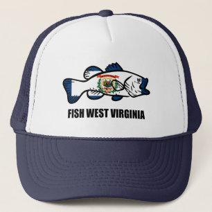 Gorra De Camionero Fish West Virginia