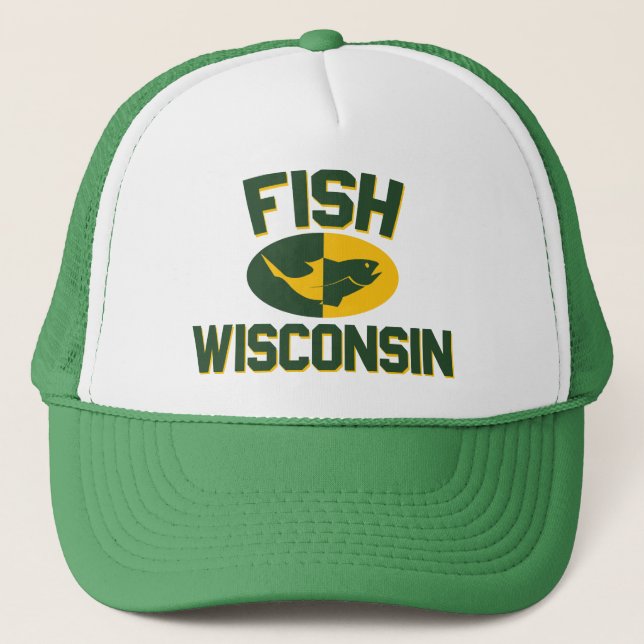Gorra De Camionero Fish Wisconsin (Anverso)
