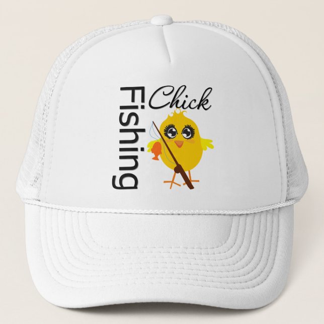 Gorra De Camionero Fishing Chick (Anverso)